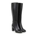Women's Knee-High Heeled Boots with Stiletto Heel 0