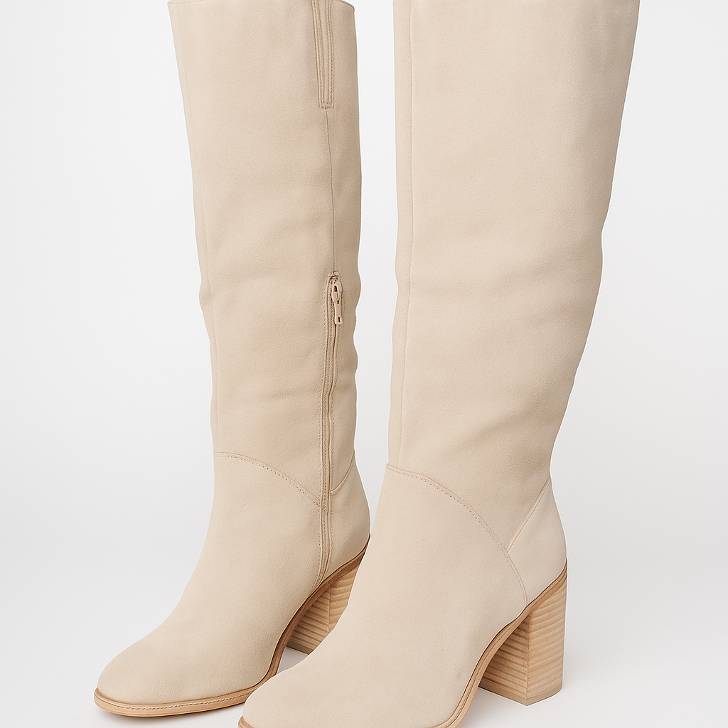 Women’s Knee-High Winter Boots with Block Heels 2