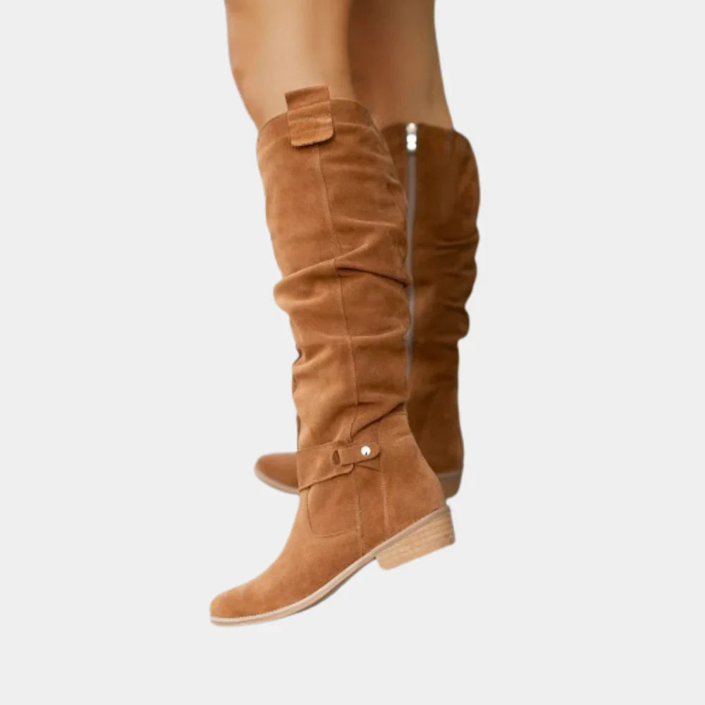 Women’s Knee-High Winter Boots with Zipper Closure 2