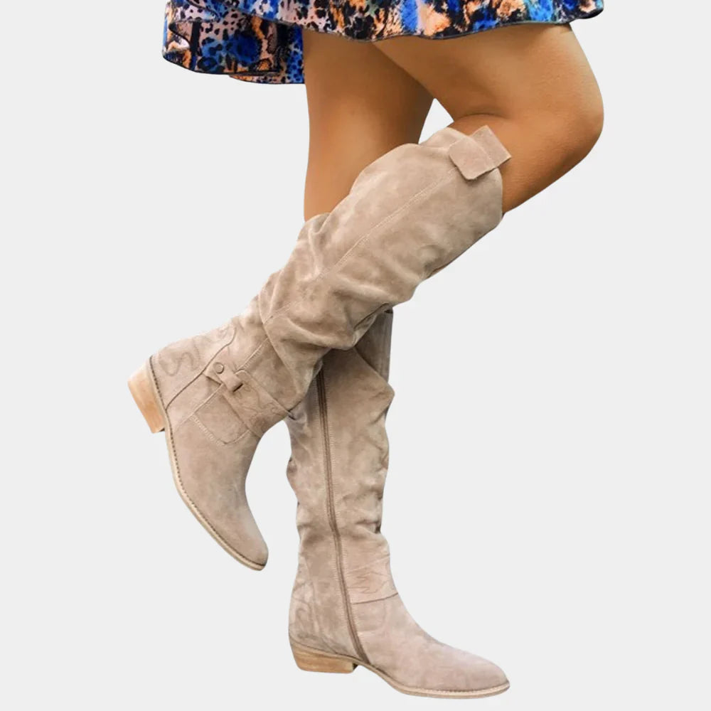 Women’s Knee-High Winter Boots with Zipper Closure 3