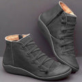 Women’s Lace-Up Ankle Boots with Side Zip Closure 0