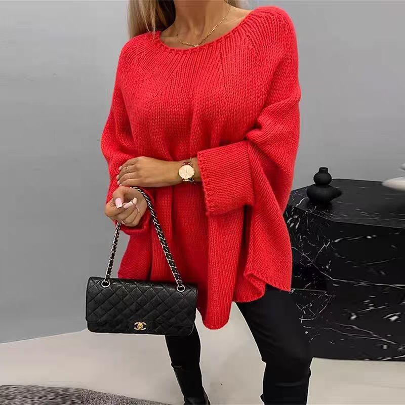 Women’s Loose-Fit Knitted Sweater for Winter Comfort 0