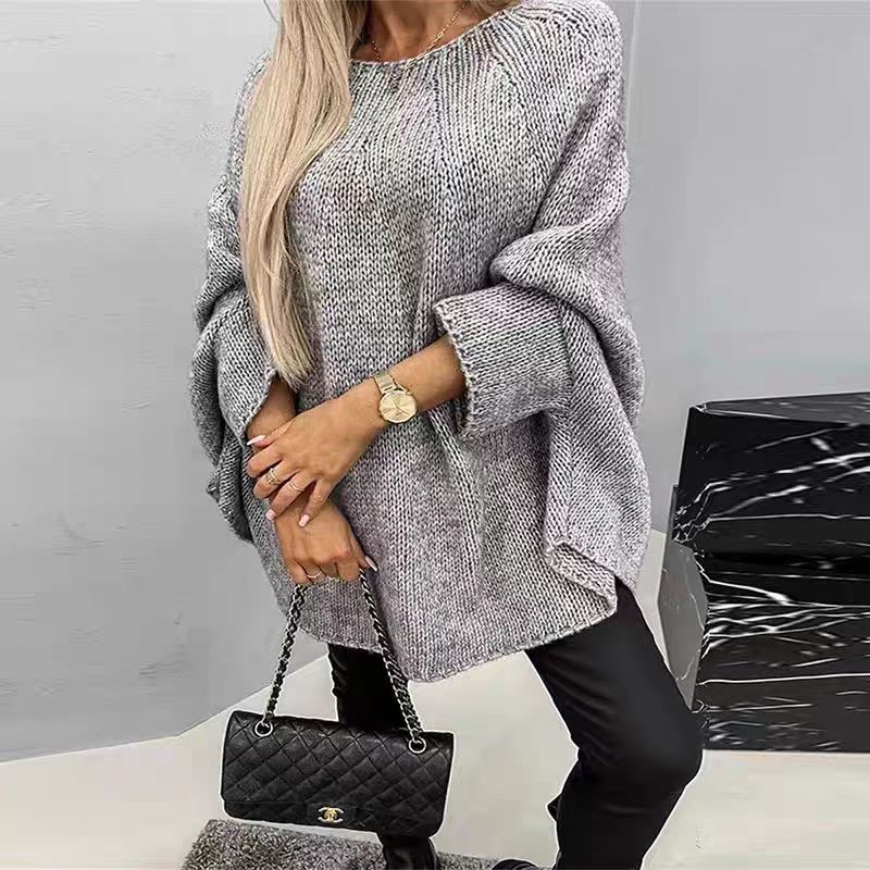 Women’s Loose-Fit Knitted Sweater for Winter Comfort 2
