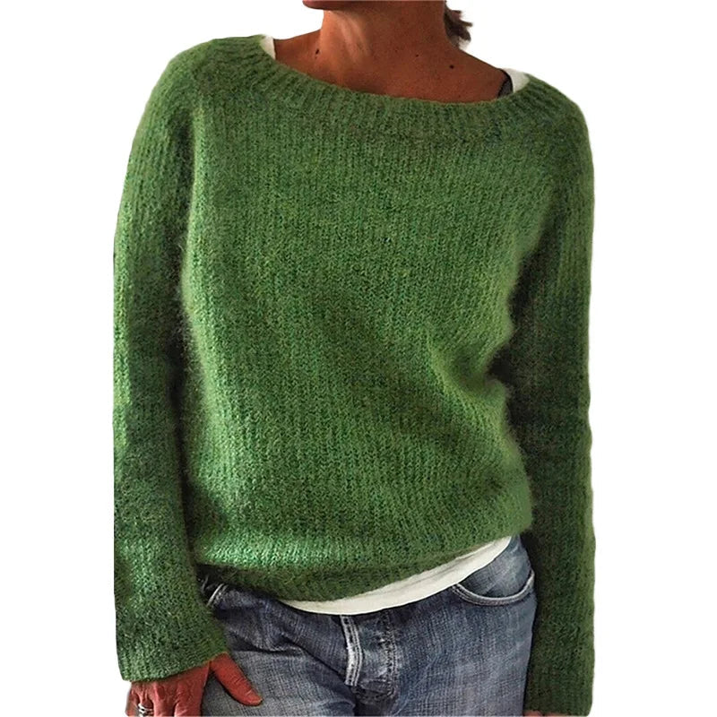 Women's Oversized Relaxed Fit Knit Sweater for Casual Everyday Wear 3
