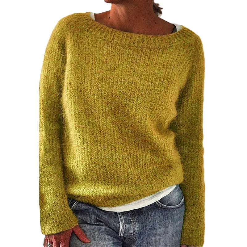 Women's Oversized Relaxed Fit Knit Sweater for Casual Everyday Wear 5
