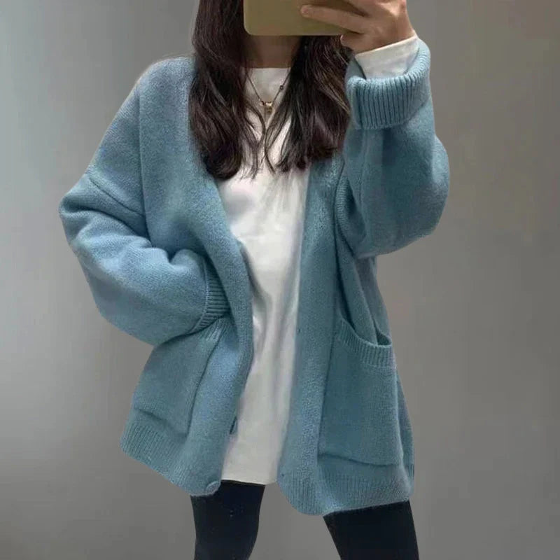 Women’s Relaxed Fit Button-Down Knitted Cardigan 4