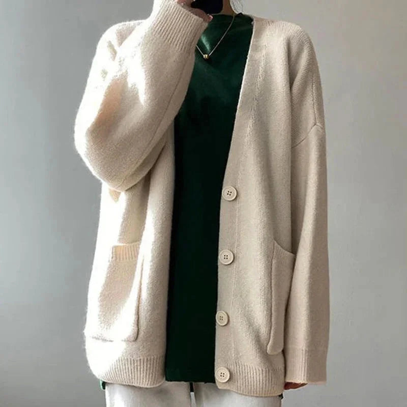 Women’s Relaxed Fit Button-Down Knitted Cardigan 6
