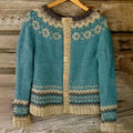 Women's Relaxed Fit Fair Isle Knit Cardigan with Button Front 0