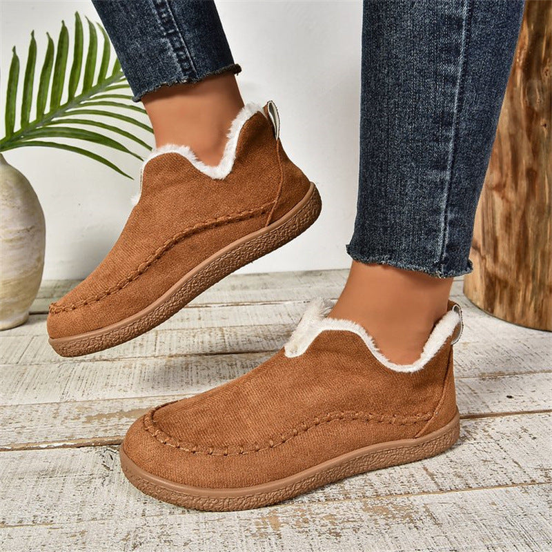 Women’s Slip-On Moccasin Winter Boots with Plush Lining 2