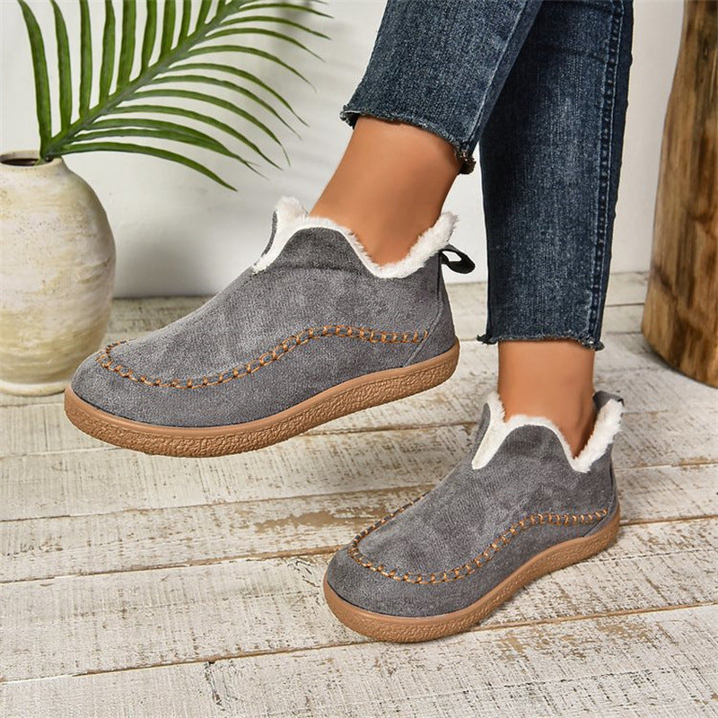 Women’s Slip-On Moccasin Winter Boots with Plush Lining 3