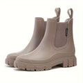 Women’s Waterproof Slip-On Chelsea Boots with Elastic Panels 0