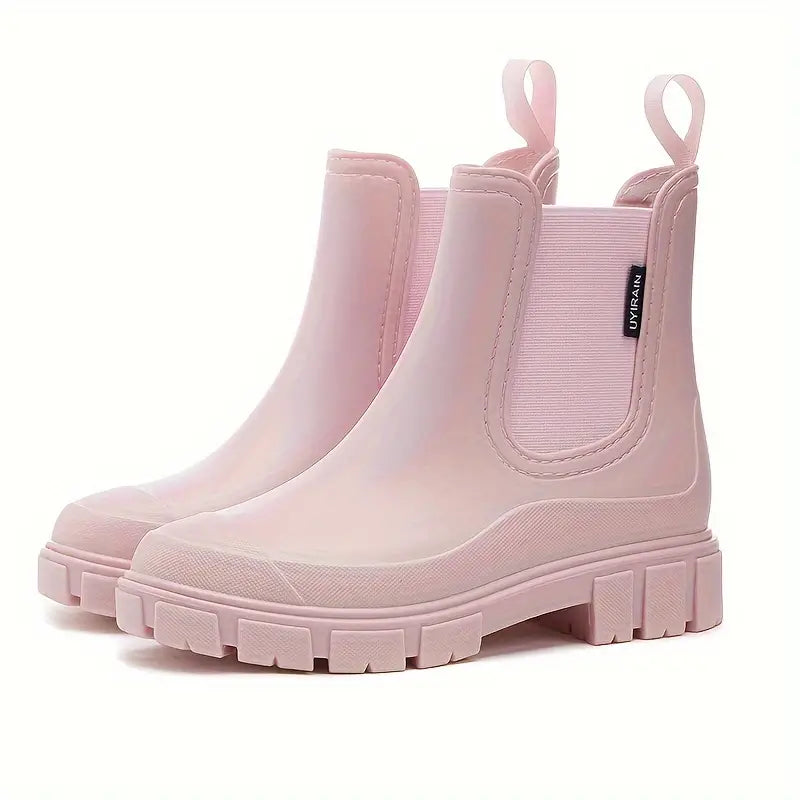 Women’s Waterproof Slip-On Chelsea Boots with Elastic Panels 3