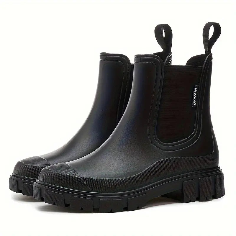 Women’s Waterproof Slip-On Chelsea Boots with Elastic Panels 5