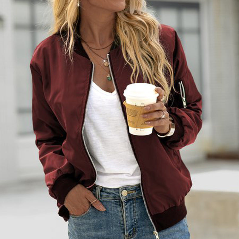 Zip-Up Bomber Jacket