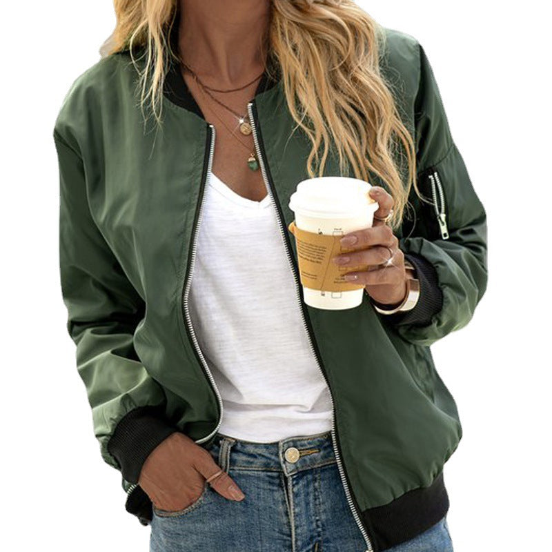 Zip-Up Bomber Jacket