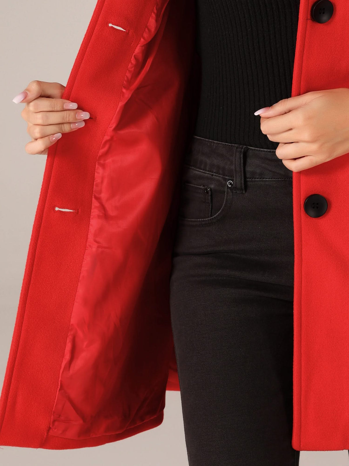 A-Line Midi Coat
